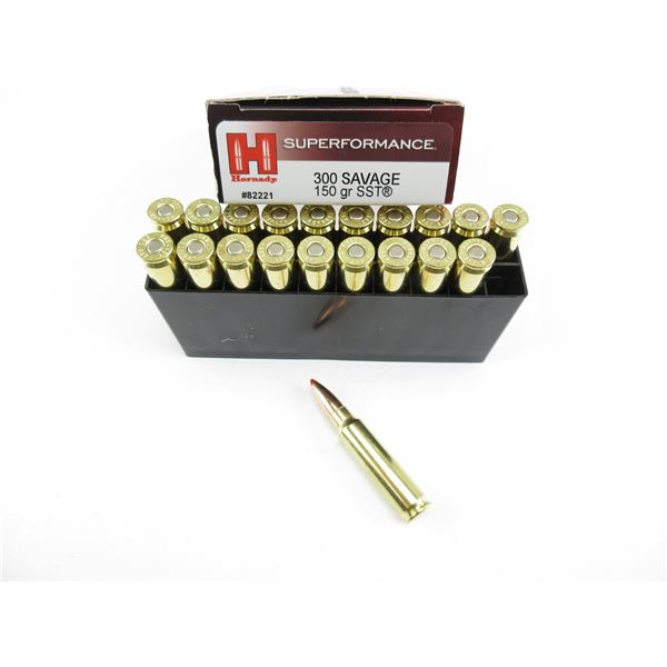 HORNADY .300 SAV AMMO LOT