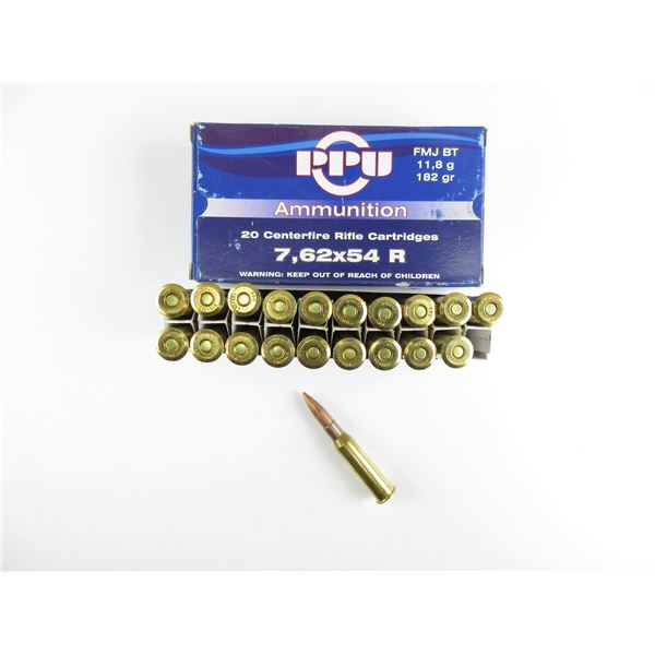PPU 7.62X54R AMMO LOT