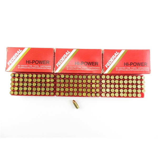 FEDERAL 9MM LUGER AMMO LOT
