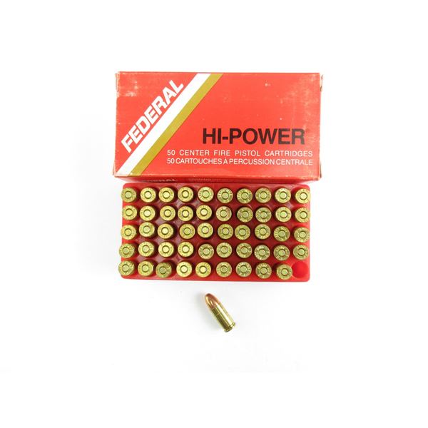 FEDERAL 9MM LUGER AMMO LOT