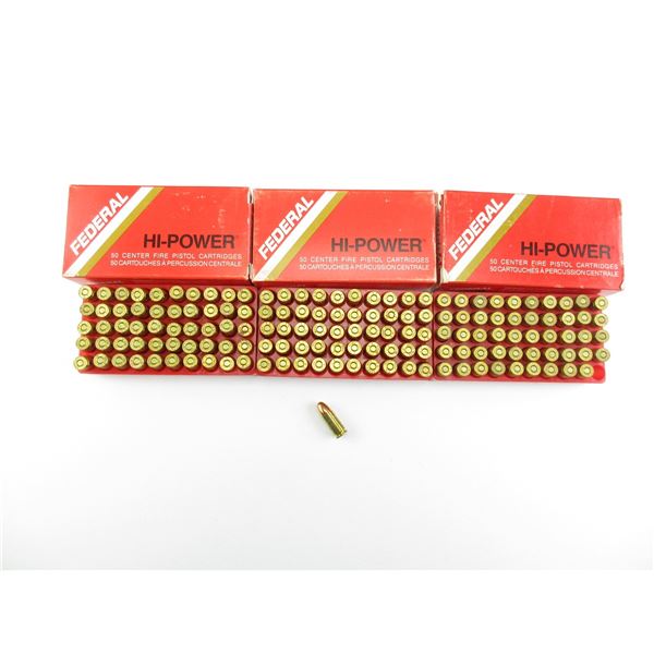 FEDERAL 9MM LUGER AMMO LOT