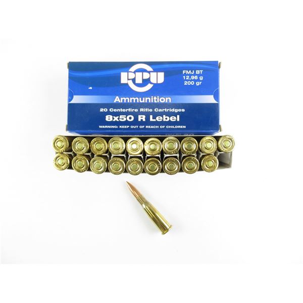 PPU 8X50R LEBEL AMMO LOT