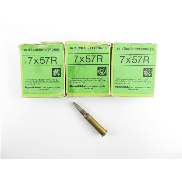 RWS 7X57R AMMO LOT