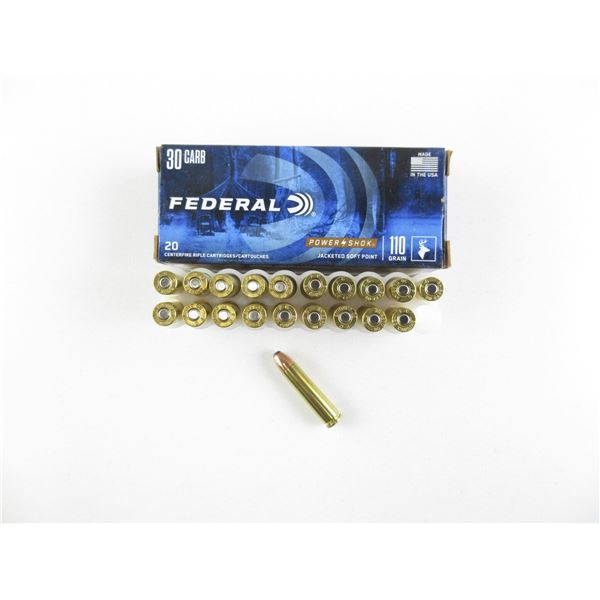 FEDERAL .30 CARBINE AMMO LOT