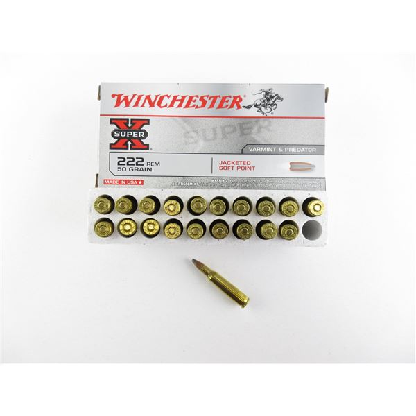 WINCHESTER .222 REM AMMO LOT