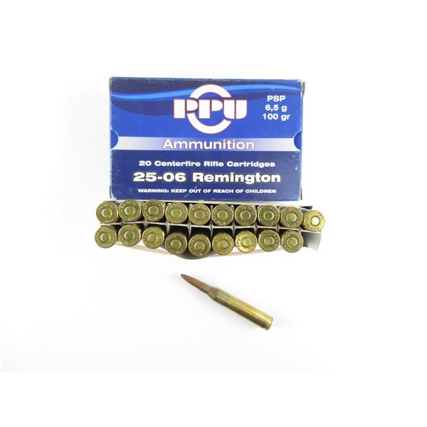 PPU .25-06 REM AMMO LOT