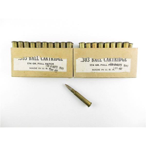 U.S. MILITARY .303 BR AMMO LOT