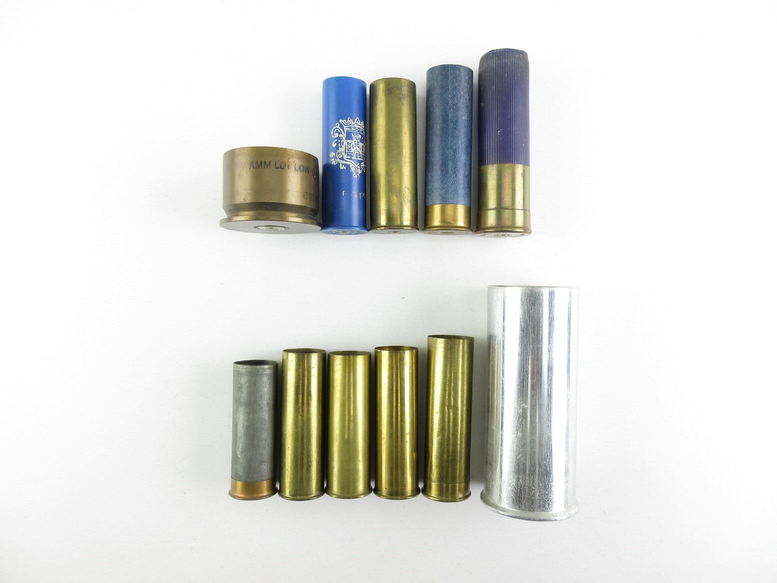 PRIMED AND NON-PRIMED ASSORTED 10 GAUGE AND 12 GAUGE BRASS / PLASTIC ...