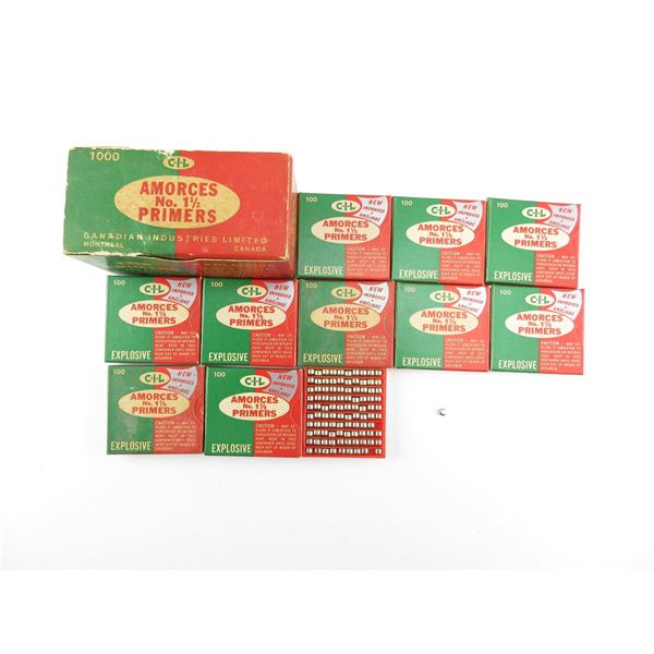 CIL NO. 1 1/2 PRIMERS LOT