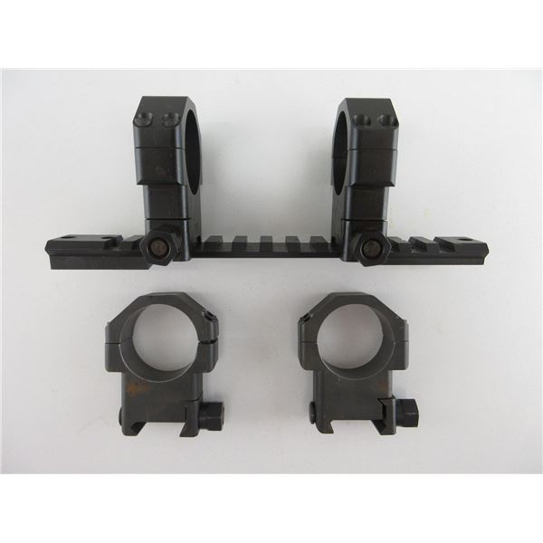 TACTICAL SCOPE RINGS AND RAIL LOT