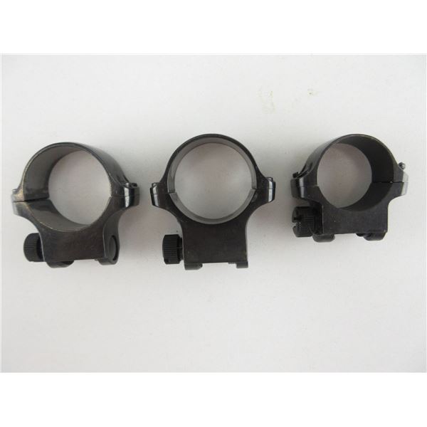 ASSORTED RUGER SCOPE RINGS LOT
