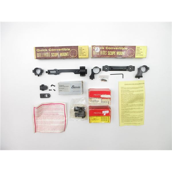 ASSORTED SCOPE MOUNT BASES LOT