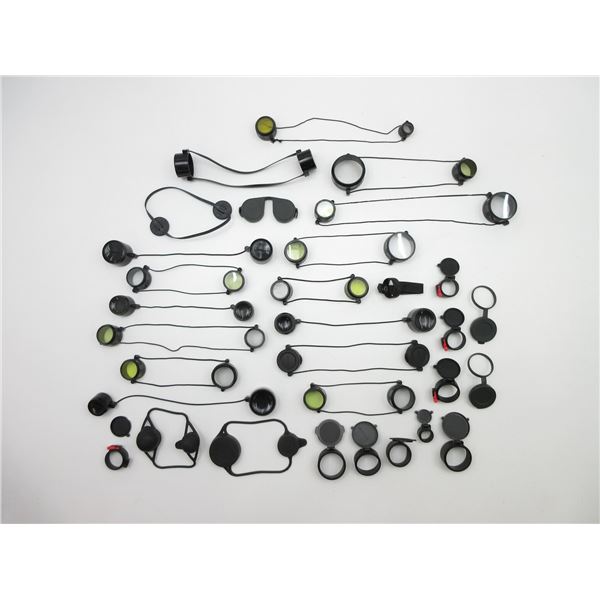 ASSORTED SCOPE LENS COVERS LOT