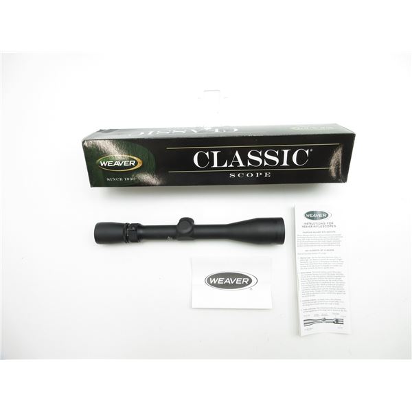 WEAVER CLASSIC 3-9X 38 RIFLE SCOPE