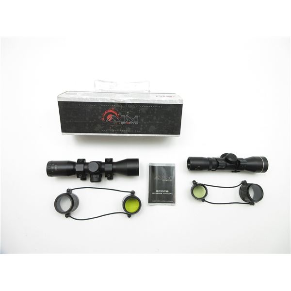 ASSORTED RIFLE SCOPES LOT