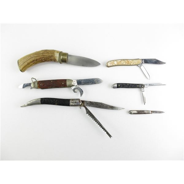 ASSORTED FOLDING KNIVES LOT