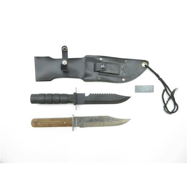 ASSORTED FIXED BLADE KNIVES LOT
