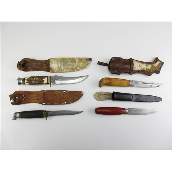 ASSORTED HUNTING KNIVES LOT