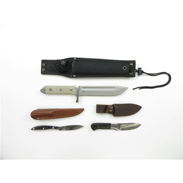 ASSORTED FIXED BLADE KNIVES LOT