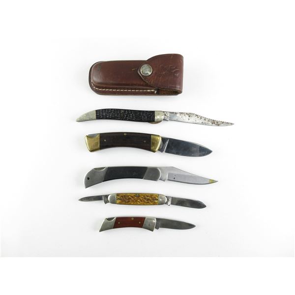 ASSORTED FOLDING KNIVES LOT