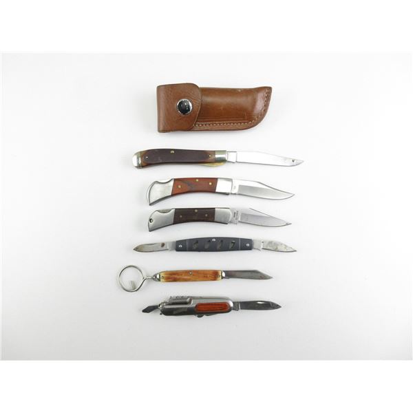 ASSORTED FOLDING KNIVES LOT