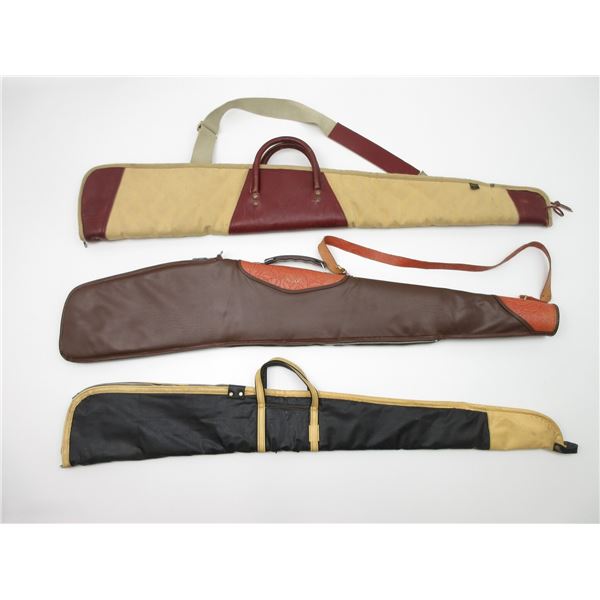 ASSORTED SOFT PADDED RIFLE CASES LOT