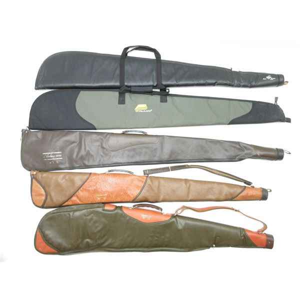 ASSORTED SOFT PADDED RIFLE CASES LOT