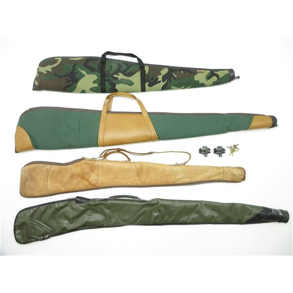 ASSORTED SOFT PADDED RIFLE CASES LOT
