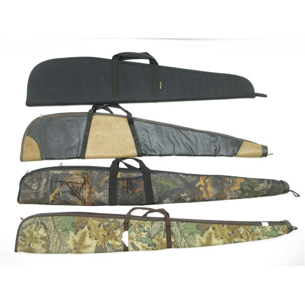 ASSORTED SOFT PADDED RIFLE CASES LOT