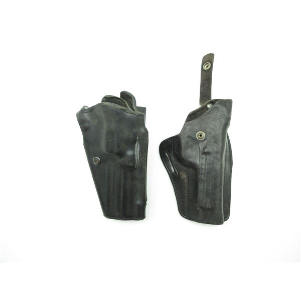 ASSORTED LEATHER HOLSTERS LOT