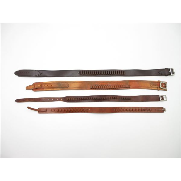 ASSORTED AMMO BELTS LOT