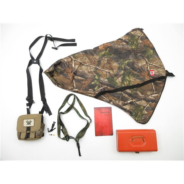 ASSORTED HUNTING ACCESSORIES LOT