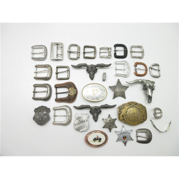 ASSORTED BELT BUCKLES LOT