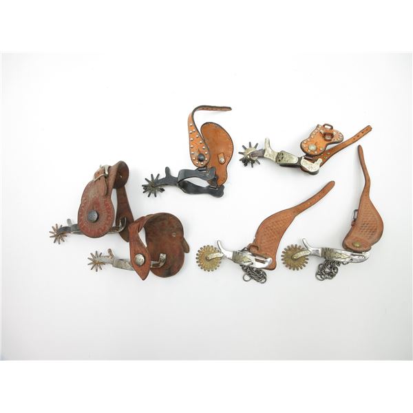 ASSORTED BOOT SPURS LOT