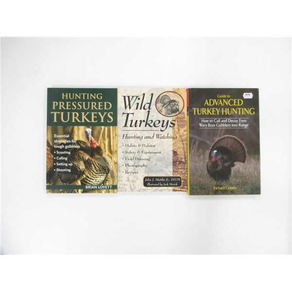 ASSORTED TURKEY HUNTING BOOK LOT
