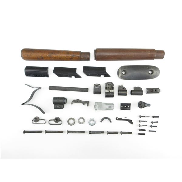 ASSORTED MILITARY RIFLE PARTS LOT