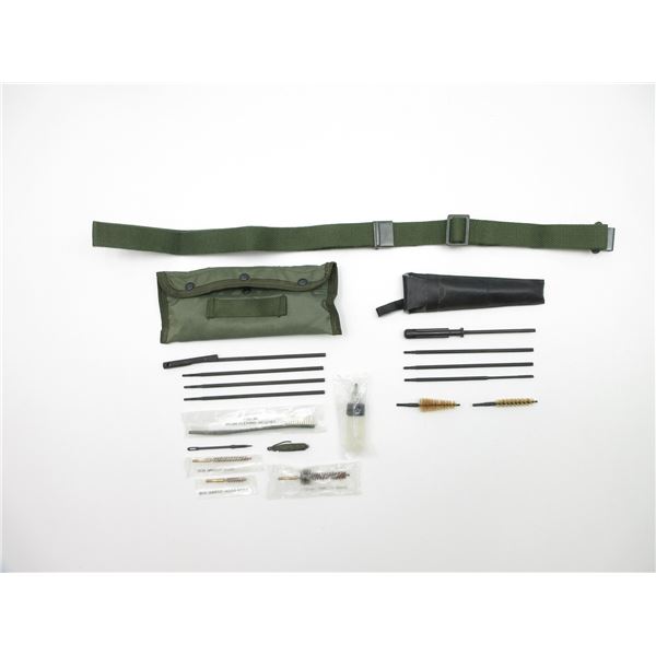 ASSORTED MILITARY CLEANING KIT LOT.