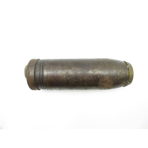 UNKNOWN MILITARY 3.25" SHELL INERT