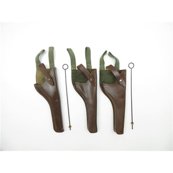 POLISH MILITARY HOLSTERS LOT