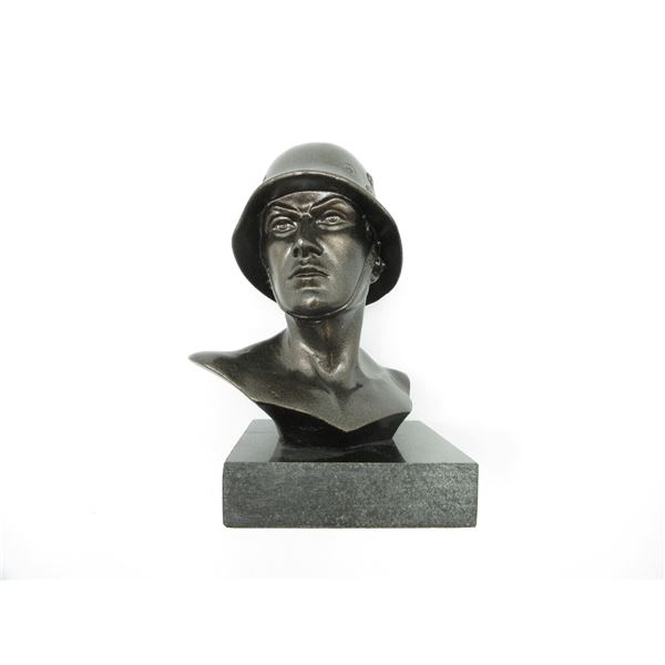 WWI GERMAN SOLDIER BUST