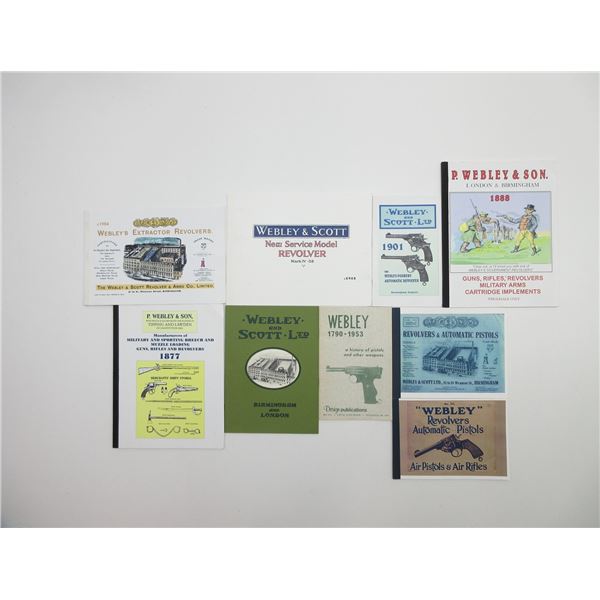 ASSORTED WEBLEY AND SCOTT BOOK LOT