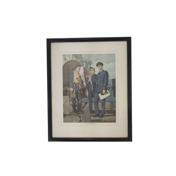 FRAMED WWII RCAF PRINT