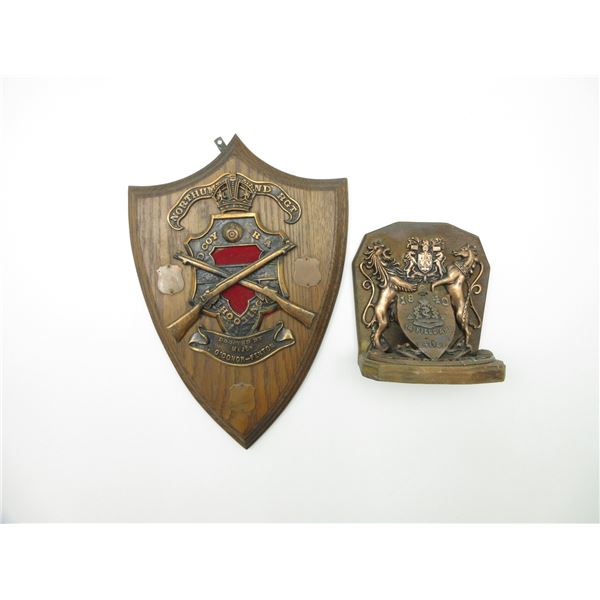 ASSORTED PLAQUES LOT