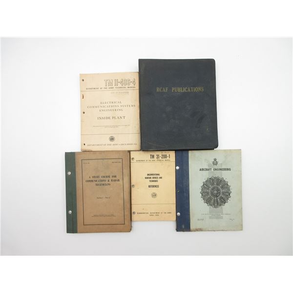 ASSORTED MILITARY MANUALS LOT