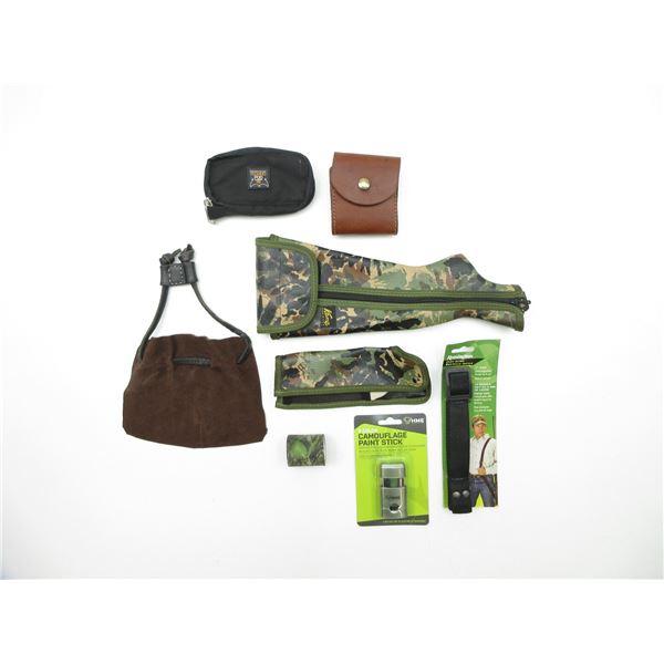 ASSORTED HUNTING ACCESSORIES LOT
