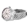 Image 6 : Rolex Mens Stainless Steel Silver Index Diamond Datejust Wristwatch