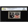 Image 1 : 1874 Fifth Issue 25 Cents Fractional Currency Note Fr.1308 PCGS Choice Unc 63