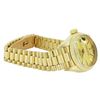 Image 4 : Rolex Ladies 18KT Yellow Gold Champagne Index President Wristwatch With Rolex Box