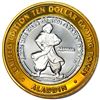 Image 2 : .999 Silver Aladdin Resort Casino Las Vegas, NV $10 Limited Edition Gaming Token