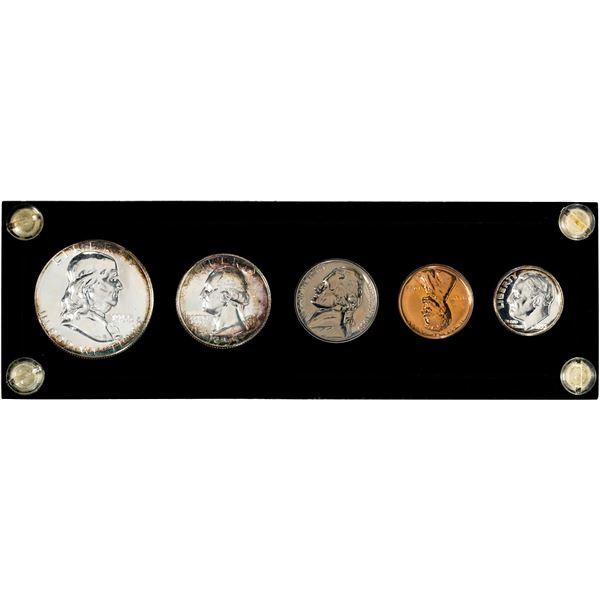 1955 (5) Coin Proof Set Nice Toning
